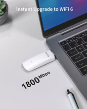 Carica l&#39;immagine nel visualizzatore di Gallery, ioGiant AX1800 USB WiFi 6 Adapter Upgrade Your Desktop Laptop PC with 1800Mbps Dual Band Wireless Speed Supports Windows 11 and 10
